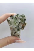 gemsartdeco Koleksiyonluk Epidotlu Kuvars Doğaltaş thumbnail 1