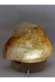 gemsartdeco Kristal Kuvars Doğaltaş Ham Kütle Lamba thumbnail 3