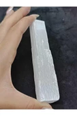 gemsartdeco Selenit Çubuk 1 Adet Doğaltaş Kütle  80-90gr thumbnail 6