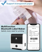 ZUIDID 40 X 30 Mm Şeffaf Termal Etiket 230 Adet - Phomemo M110/M120/M150/M200/M220/M221 thumbnail 4