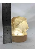 gemsartdeco Krıstal Kuvars Doğaltaş Ham Kütle Lamba thumbnail 4