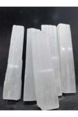 gemsartdeco Selenit Çubuk 1 Adet Doğaltaş Kütle  80-90gr thumbnail 1