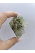 gemsartdeco Koleksiyonluk Epidotlu Kuvars Doğaltaş thumbnail 1