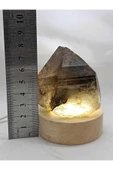 gemsartdeco Dumanlı Kuvars Doğaltaş Radyasyonsavar Derin Uyku Lambası thumbnail 3