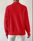 MDB Kadın Uzun Kollu Balıkçı Yaka Triko Bluz thumbnail 2