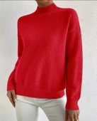 MDB Kadın Uzun Kollu Balıkçı Yaka Triko Bluz thumbnail 3