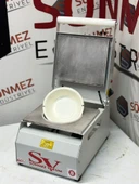 Sönmez Vakum 20 Cm Yuvarlak Karton Tabak Kapatma Makinesi Salata Makarna Paketleme Makinesi thumbnail 2