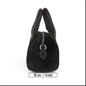 Erkan Saçmacı Kahve Hakiki Dana Süet Fermuarlı Askılı İç Cepli Küçük Boy Günlük Omuz Çantası thumbnail 6