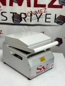 Sönmez Vakum 177 Oval Karton Tabak Kapatma Yapıştırma Makinesi thumbnail 3