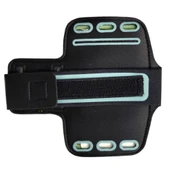 Cep telefonu taşıma kılıfı 14.5cm x 7.5cm ölçülerinde kol bantı yeşil thumbnail 2