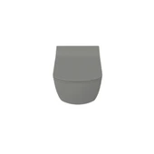 Creavit EG321 Elegant Rim-Off Kanalsız Duroplast Yavaş Kapanan Klozet Kapaklı Cool Grey Set thumbnail 1