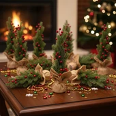 Mini Yapay Kokina Dalı (Dekoratif) thumbnail 2