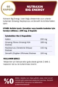 Nutraxin Big Energy - Vitamin Takviyesi 60 Tablet thumbnail 4