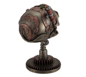 Veronese Design Bronz/Bakır Hazır Steampunk Kafatası Heykeli thumbnail 2