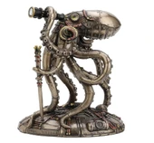 Veronese Design Steampunk Uzaylı Ahtapot Heykeli thumbnail 3