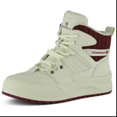 Erkan saçmacı ] Bej Bordo Vegan Bağcıklı Kürk Astarlı Yuvarlak Burun Günlük Bot thumbnail 1