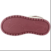 Erkan saçmacı ] Bej Bordo Vegan Bağcıklı Kürk Astarlı Yuvarlak Burun Günlük Bot thumbnail 3