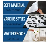 Tekrar Kullanılabilir Büyük Harf ve Sayı Boyama Şablonu 28cm 36 Adet thumbnail 3