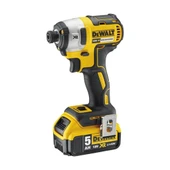 Dewalt DCF887P2 18Volt/5.0Ah Li-ion Çift Akülü Kömürsüz Profesyonel Darbeli Tornavida thumbnail 2