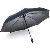 Marlux Yağmur Damla Desenli Otomatik Çanta Boy Bayan Şemsiyesi thumbnail 4