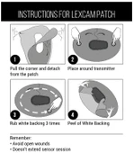 Lexcam Dexcom G6 Sensör Uyumlu Su Geçirmez Yapışkan Yama 30 Adet thumbnail 2