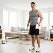 PS SPOR Ahşap Şınav Barı, Amut Barı, Paralel Bar ( Beyaz ) thumbnail 1