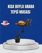 Ayarlanabilir Araç İçi Bardaklık Tepsisi 9 İnç Geniş Alan ve Telefon Standlı thumbnail 1