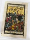 Doğanın Kucağında Dervişler Adlı El Yapımı Minyatür Resim 30x20 cm thumbnail 3