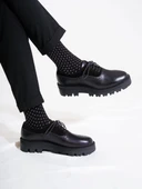 Tetri CL029 Edwin Model Gerçek Deri El Yapımı Erkek Siyah Casual Ayakkabı thumbnail 2