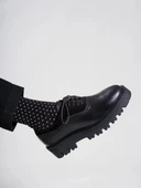 Tetri CL029 Edwin Model Gerçek Deri El Yapımı Erkek Siyah Casual Ayakkabı thumbnail 5