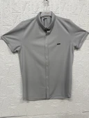 Kısa Kollu Sade Gömlek thumbnail 3