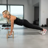 PS SPOR Ahşap Şınav Barı, Amut Barı, Paralel Bar ( Beyaz ) thumbnail 3