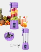 USB Şarjlı Portatif Blender 380ml Çelik 304 lı Mobil Smoothie Maker thumbnail 4