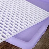 OLLEVRA Pratik Lavabo Tezgah Üstü Bulaşık Kurutmalığı Süzmatik 22x40 cm thumbnail 5