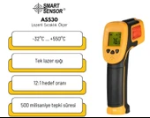 Smart Sensor AS530 Lazerli Sıcaklık Ölçer 550 C thumbnail 4