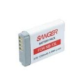 Sanger NB-13L Canon Fotoğraf Makinesi Batarya thumbnail 3