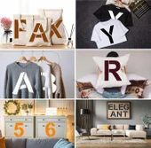 Tekrar Kullanılabilir Büyük Harf ve Sayı Boyama Şablonu 28cm 36 Adet thumbnail 4