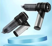 101 Katlanabilir 160000 Pa Mini Çok Fonksiyonlu Şarjlı Araç ve Ev Kullanımı İçin El Süpürgesi thumbnail 4