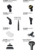 Yui X300 Pro Max 2000 W Buharlı Halı ve Koltuk Yıkama Makinesi-Buharlı Temizlik Makinesi thumbnail 3