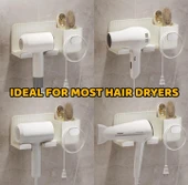 Minimalizm Duvara Monte Saç Kurutma Makinesi Tutucu thumbnail 2