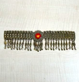 VİNTAGE EŞARP PÜSKÜLÜ FOLKLORİK TAKI METAL MALZEME thumbnail 2