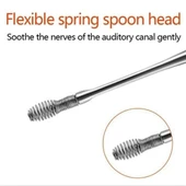 OLLEVRA 6 Parça Paslanmaz Çelik Kulak Balmumu Toplayıcı Çıkarıcı Temizleyici Bakımı Çubuk Seti thumbnail 8