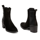 Kadın Hakiki Deri 7.5 cm Topuklu El Yapımı Günlük Şık Bot thumbnail 7