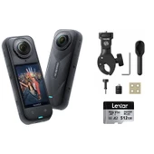 Insta360 X5 Aksiyon Kamerası - Motosiklet Kiti Heavy (512 GB) thumbnail 1