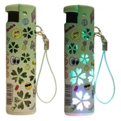 Hunter Turbo Jet Alevli Işıklı Metal Çakmak 20’li Set – Doldurulabilir LED Işıklı (32-4BK) thumbnail 5