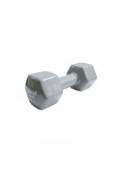 Avessa 10 Kg Vinly Kaplama PVC Açık Gri Dambıl - 1
