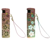 Hunter Turbo Jet Alevli Işıklı Metal Çakmak 20’li Set – Doldurulabilir LED Işıklı (32-4BK) thumbnail 6