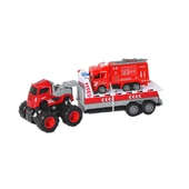 KLX600-363 Sürtmeli Die cast 4x4 İtfaiye Taşıyan Tır -Vardem thumbnail 3