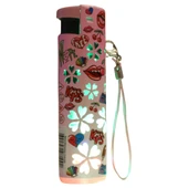 Hunter Turbo Jet Alevli Işıklı Metal Çakmak – Doldurulabilir LED Işıklı Tasarım (32-4B2) thumbnail 1