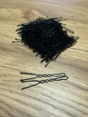 Technow Siyah 6 cm Büyük Topuzlu Kalın Saç Firketesi 0.90 Siyah 100 Adet thumbnail 4